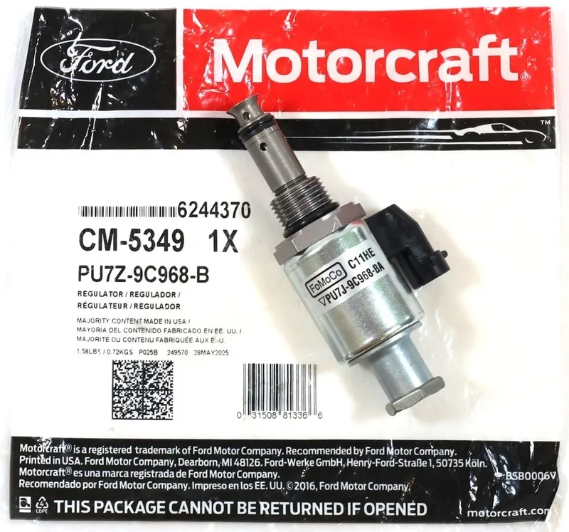 Трубопроводная арматура MOTORCRAFT CM5349 Fuel Injection Pressure Regulator