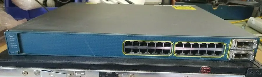 Коммутатор CISCO WS-C3560E-24TD-S 24 Port GE 2x 10GE (X2) IPB Image Switch
