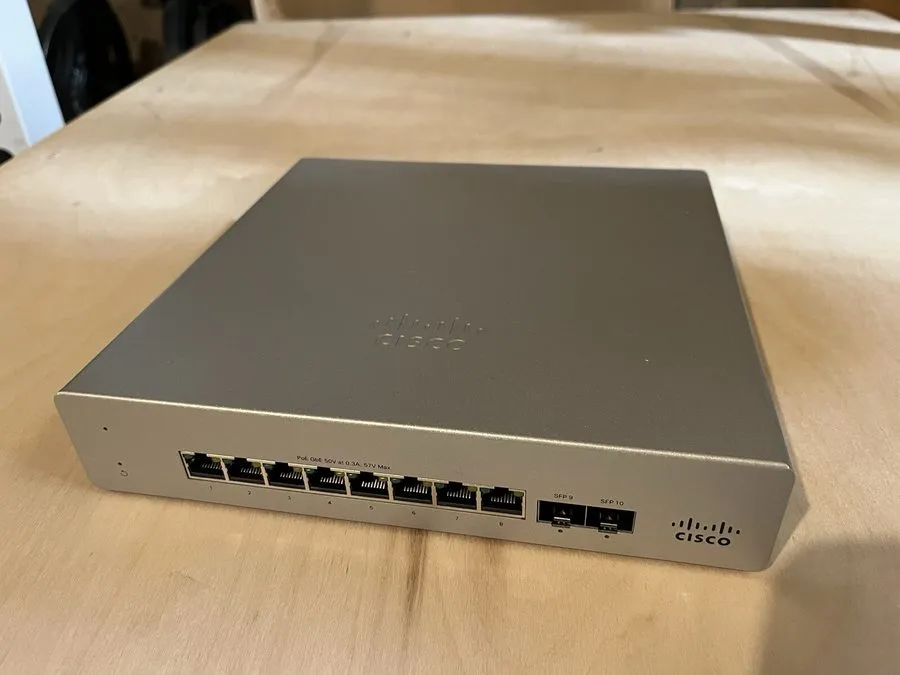 Коммутатор Cisco MS120-8FP 10 Ports Fully Managed Ethernet Switch