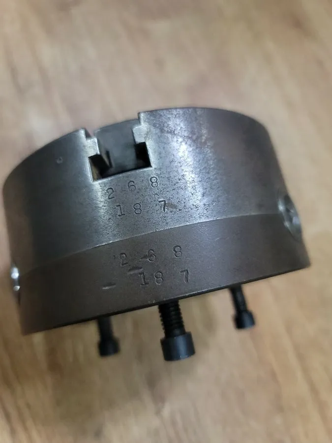 Режущий инструмент Skinner 5” 3 Jaw Self Centering Lathe Chuck 3805-46 USA — фото лота 2