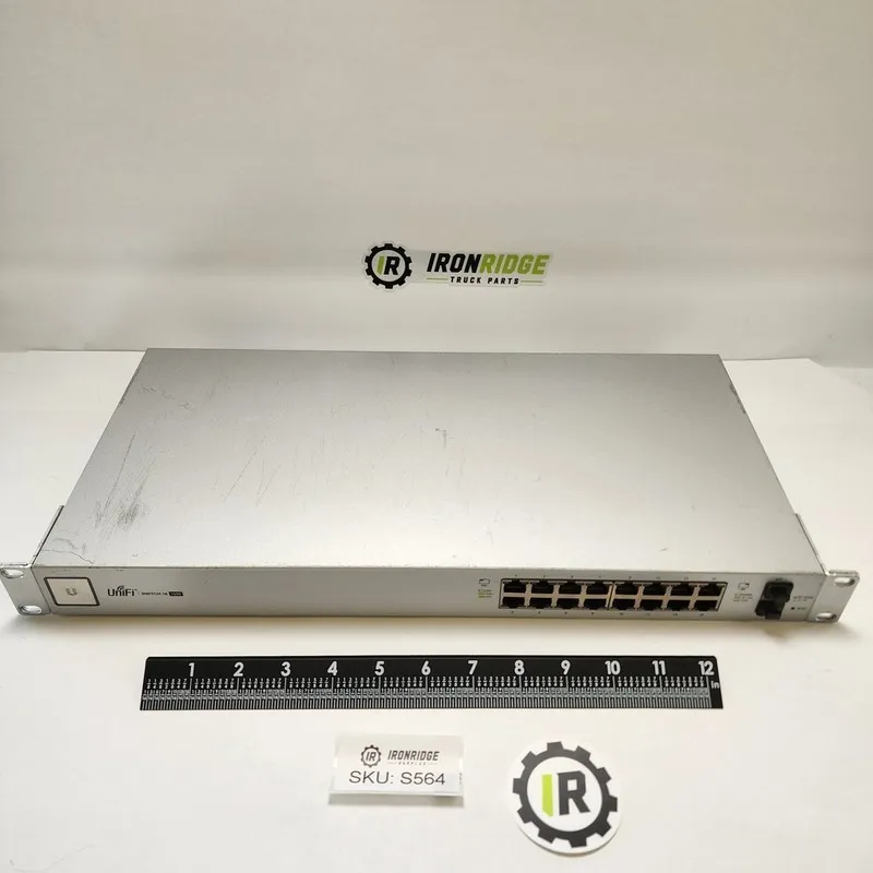 Коммутатор Ubiquiti UniFi US-16-150W 16-Port Gigabit Managed PoE+ Switch
