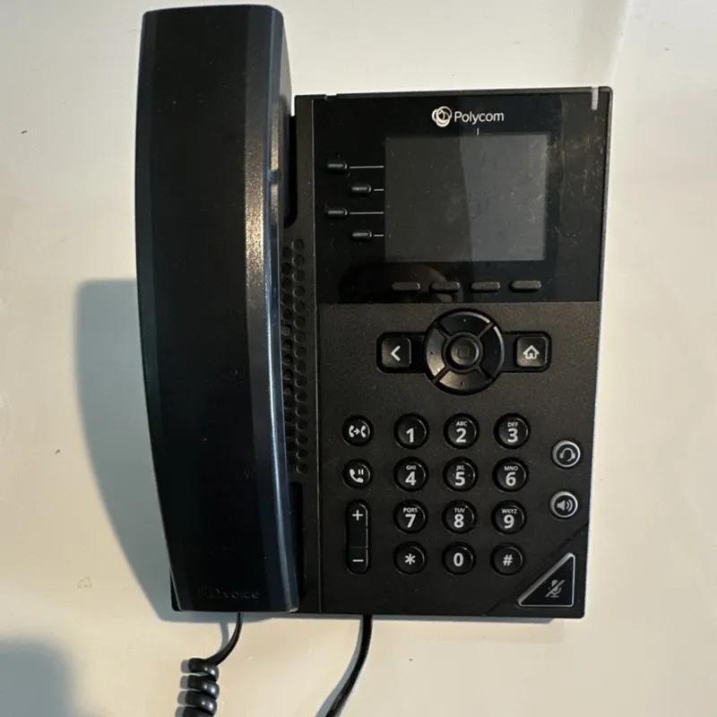 IP-телефон Polycom VVX 250 IP Phone 2201-48820-001 w/ 5V AC Adapter Factory Rese