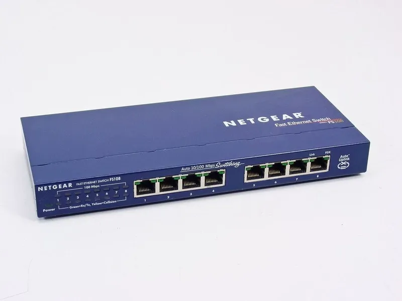 Коммутатор Netgear Prosafe 8-PORT Fast Ethernet Switch Desktop Switch FS108