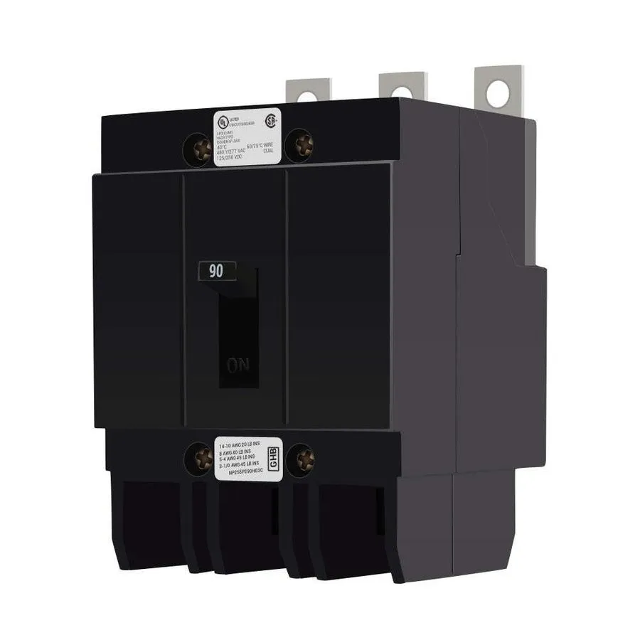 Автоматический выключатель Eaton GHB3090 90 Amp 277/480V 3 Pole GHB Bolt On Circ