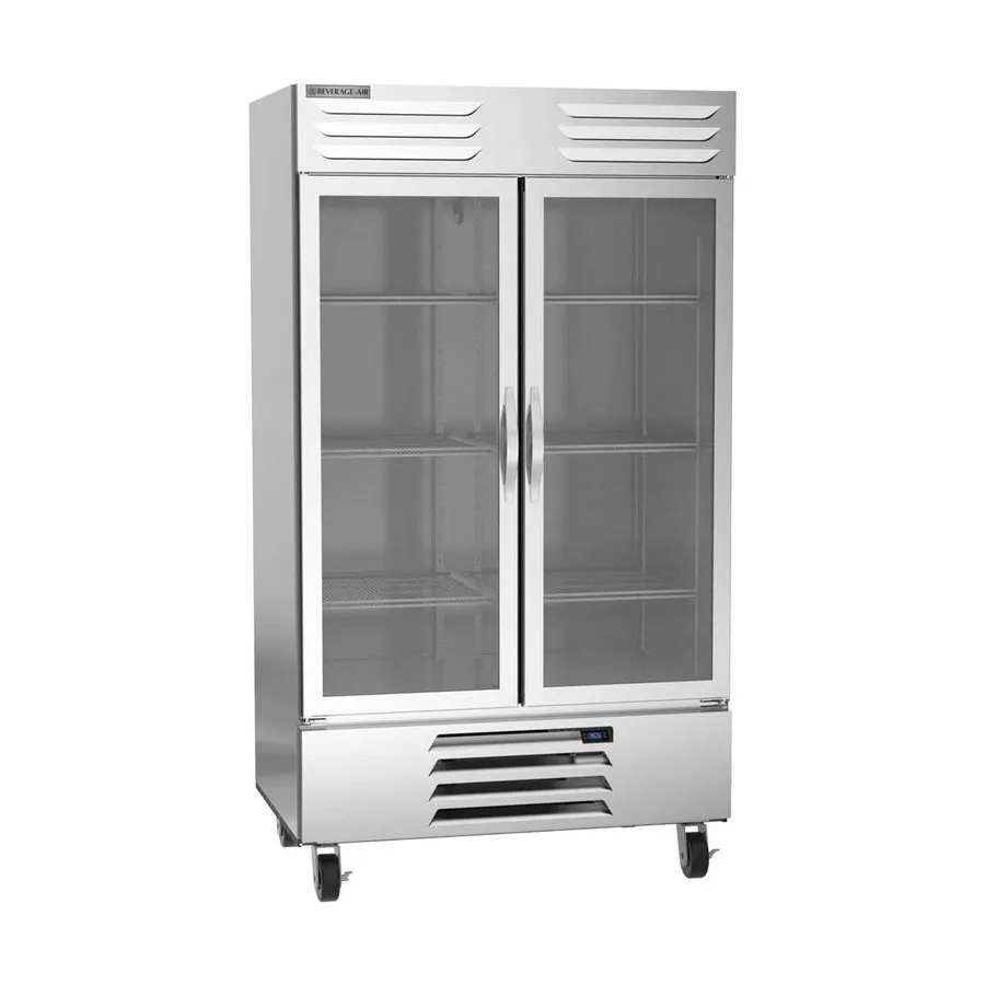 Холодильный шкаф Beverage Air RB44HC-1G 47" Two-Section Reach-In Refrigerator w/ — фото лота 1