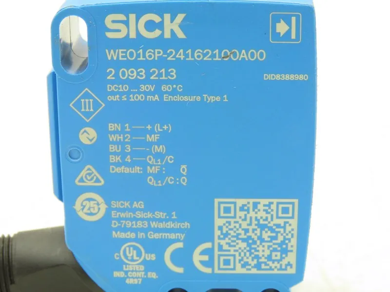 Датчик приближения Sick WE016P-24162100A00 Photoelectric Proximity Sensor 0-10m 