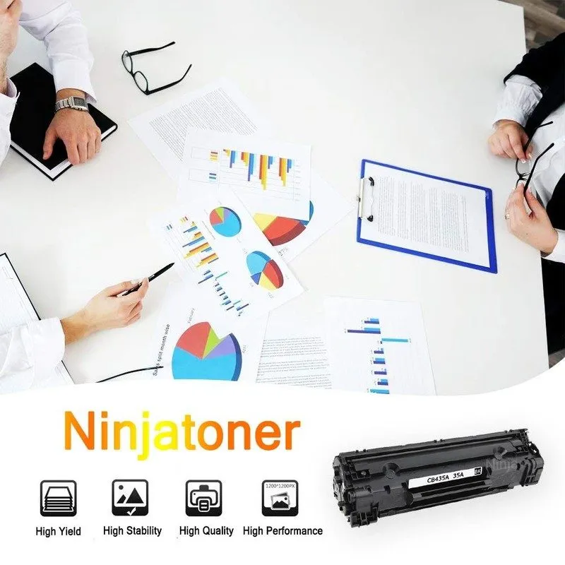 Лазерный принтер 12PK CB435A 35A Laser Toner — фото лота 2