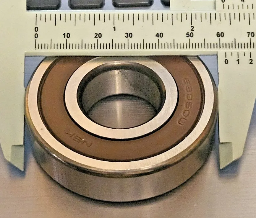 Подшипник NSK DEEP GROOVE BALL BEARING 6305DU SINGLE ROW 62X25X17 — фото лота 1