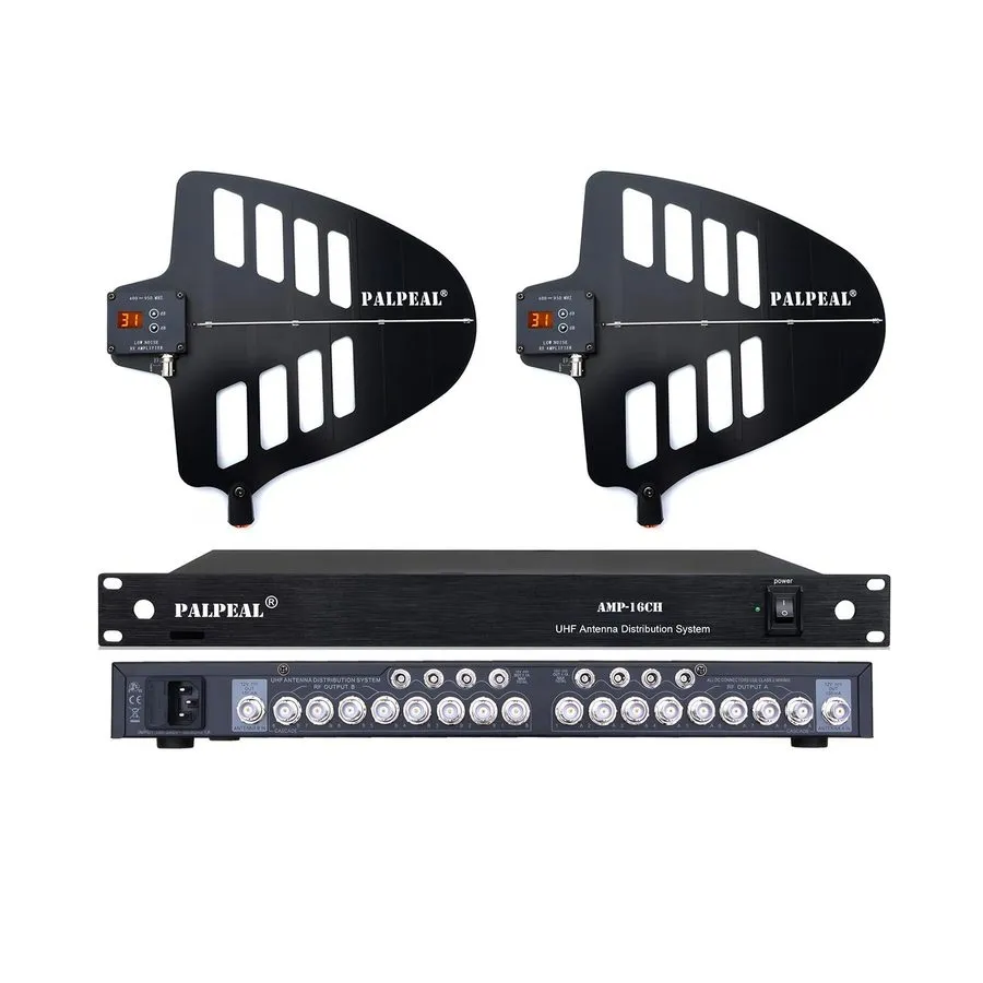 Видеооборудование AMP-16CH 16 Channels UHF Wireless Antenna Power Distribution S