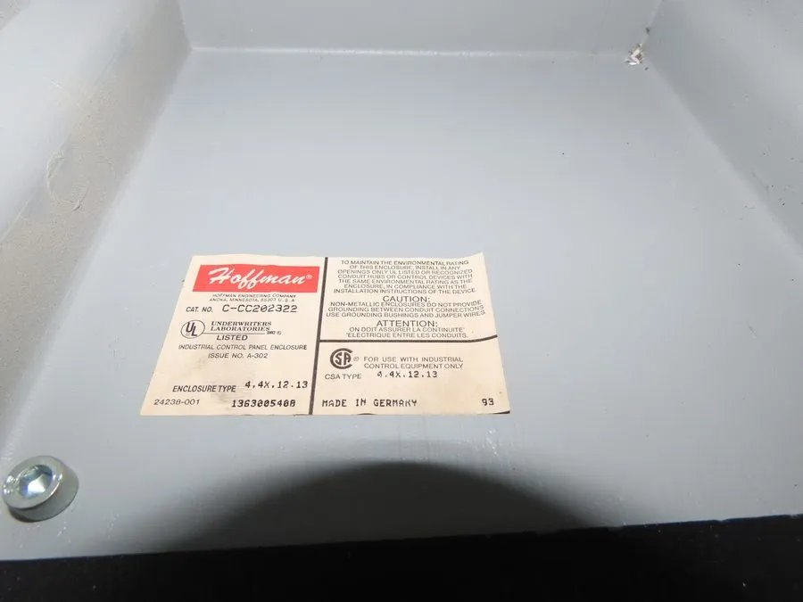 Монтажный шкаф 1 Hoffman C-Cc202322 Enclosure