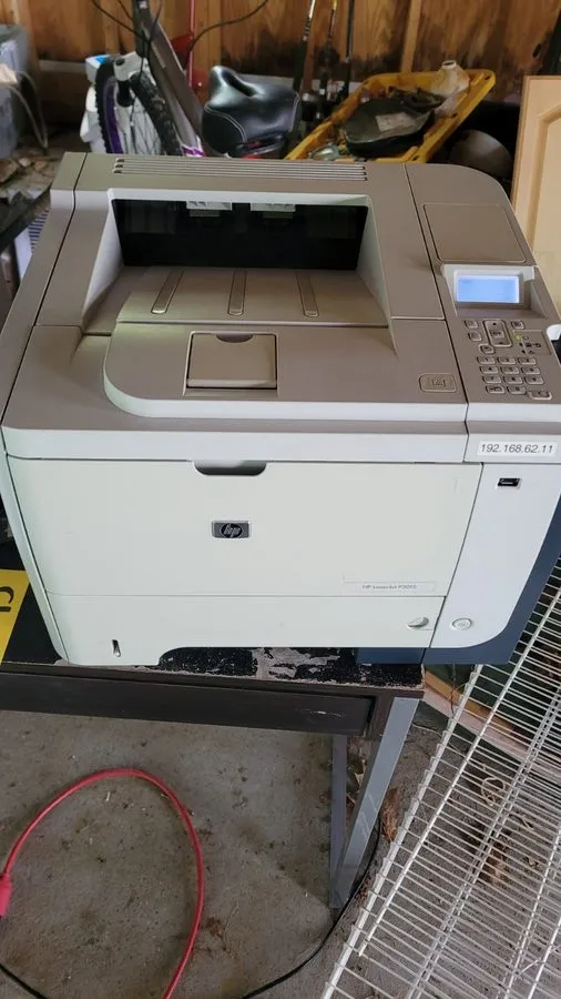 Лазерный принтер HP LaserJet P3015 Monochrome Laser Printer USB Network Workgrou