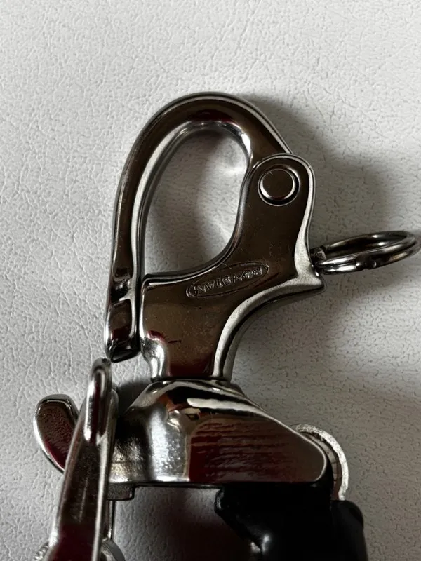 Такелажная скоба RONSTAN RF6730 Pulley Block,Snap Shackle,5/8" Rope dia 4FRU6 — фото лота 2