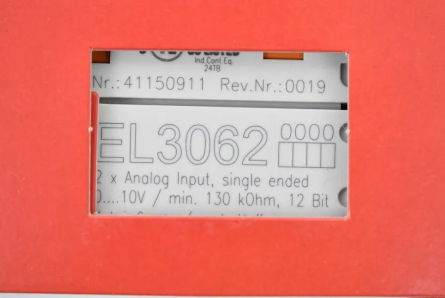 Модуль ввода-вывода Beckhoff EL3062 Analog Input EtherCAT Terminal