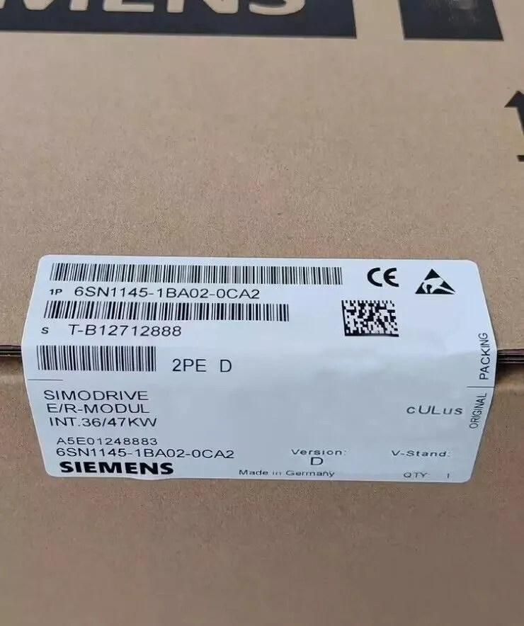 Сервоусилитель Siemens 6SN1145-1BA02-0CA2 SIMODRIVE 611 Infeed Module 36/47kW