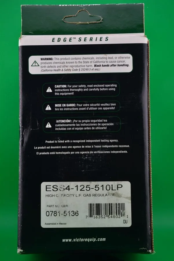 Трубопроводная арматура Victor Edge Series Single Stage LP Gas Regulator ESS4-40 — фото лота 2