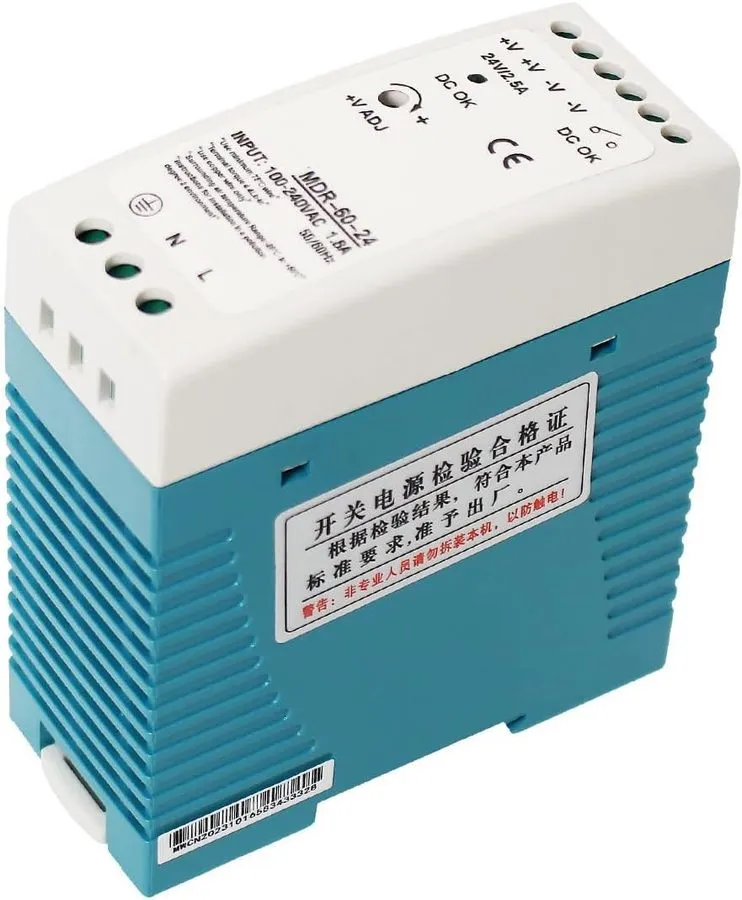 Блок питания Nixesky 24VDC DIN Rail Power Supply MDR60-24 60W 24v 2.5a Power Sup