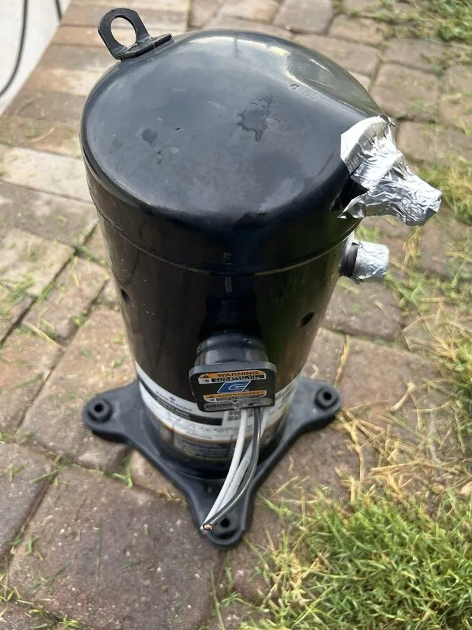 Компрессор COPELAND SCROLL COMPRESSOR model ZP34K5E PFV-800 year 2021- 220v sing — фото лота 2
