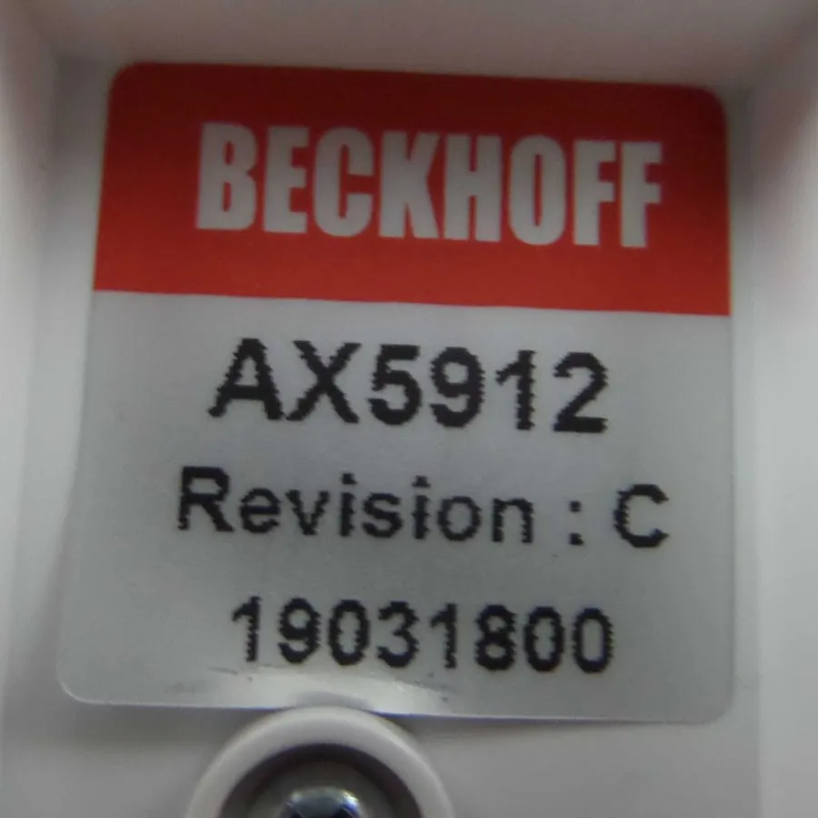 Модуль Beckhoff AX-Bridge Power Distribution Module AX5912 AX5912-0000 Rev.:C Bo