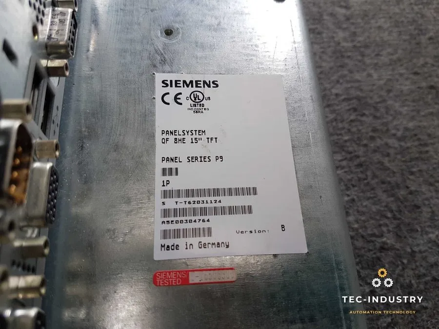 Промышленный компьютер SIEMENS Panel PC 670 6AV7725-3BC30-0AB0 QF8HE 15 A5E88384 — фото лота 2