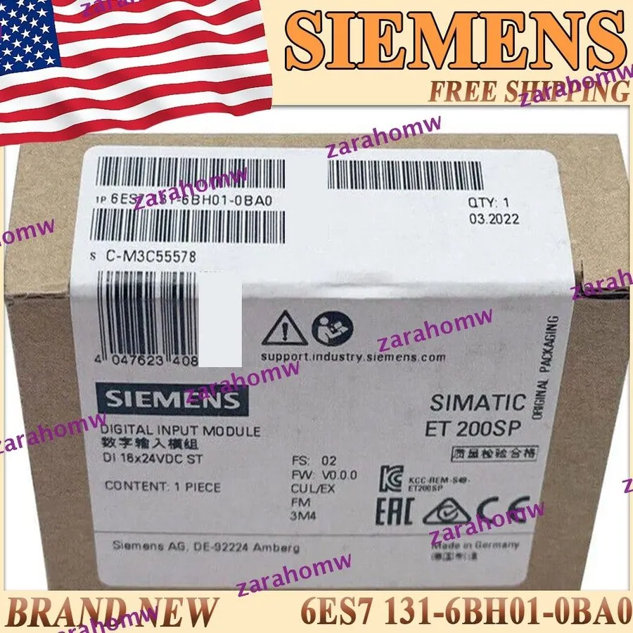 Модуль ввода-вывода Siemens Simatic ET 200SP /6ES7 131-6BH01-0BA0 / DI 16 24VDC