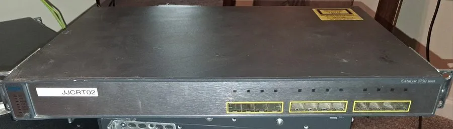 Коммутатор Cisco Catalyst 3750G 12 Port Gigabit SFP Switch WS-C3750G-12S-E