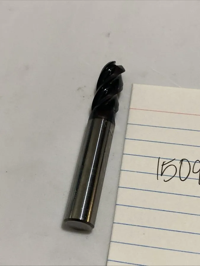 Режущий инструмент Accupro 3/8" 4FL Carbide Ball Nose End Mill 7/8" LOC AlTiN 09