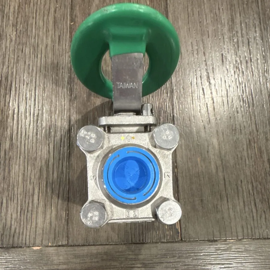 Клапан KITZ BALL VALVE STAINLESS STEEL AKU3TFZM-FS 3/4" X 1" BORE 1500 WOG — фото лота 1
