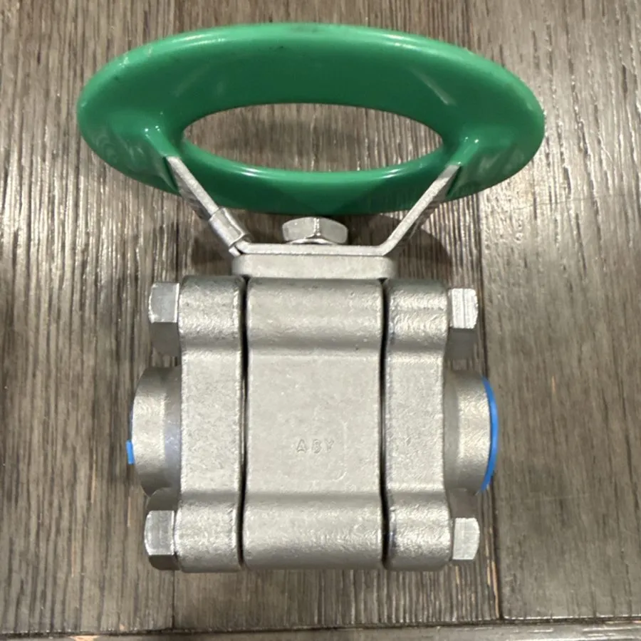 Клапан KITZ BALL VALVE STAINLESS STEEL AKU3TFZM-FS 3/4" X 1" BORE 1500 WOG — фото лота 2