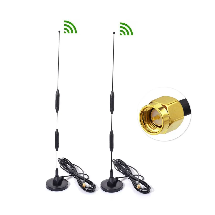 Маршрутизатор 2-Pack 11db 4G 3G LTE Magnetic Antenna SMA для HUAWEI WIFI Router