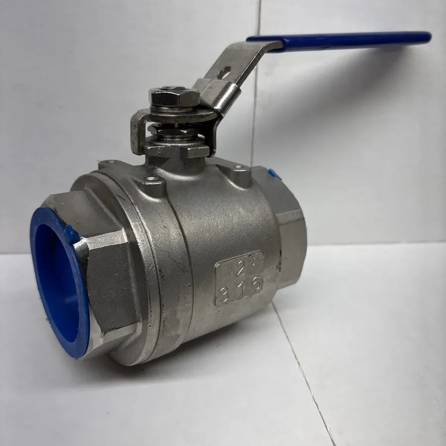 Клапан Dixon SSLBV200 Stainless Steel 316 Ball Valve Locking Handle 2" NPT 1000 — фото лота 1
