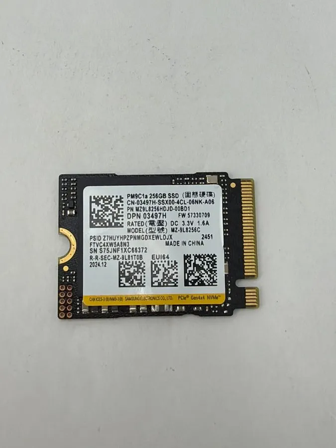 SSD-накопитель SAMSUNG PM9C1a 256GB GEN4 X4 NVME SSD MZ-9L8256C