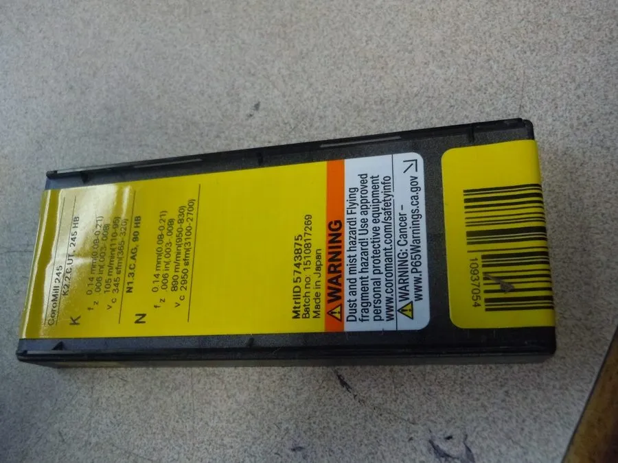 Режущий инструмент SANDVIK COROMANT R245-12T3E-KL H13A Carbide Milling Insert — фото лота 2