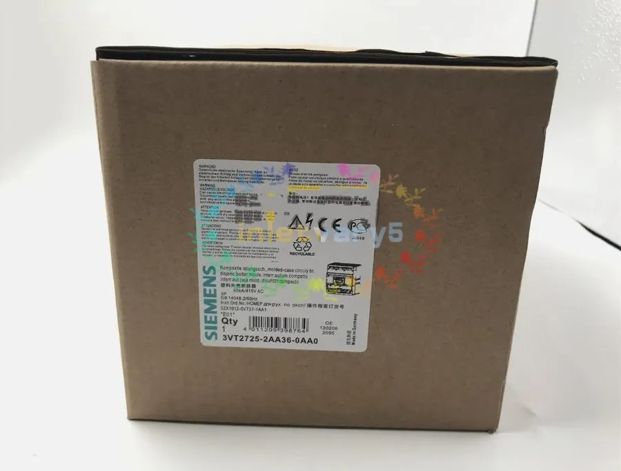 Автоматический выключатель Siemens 3VT2725-2AA36-0AA0 Circuit breaker
