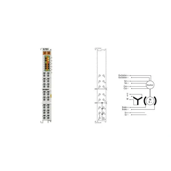 Модуль ввода-вывода El7201 Beckhoff EtherCAT Servo Drive Terminal 50v Dc 4A
