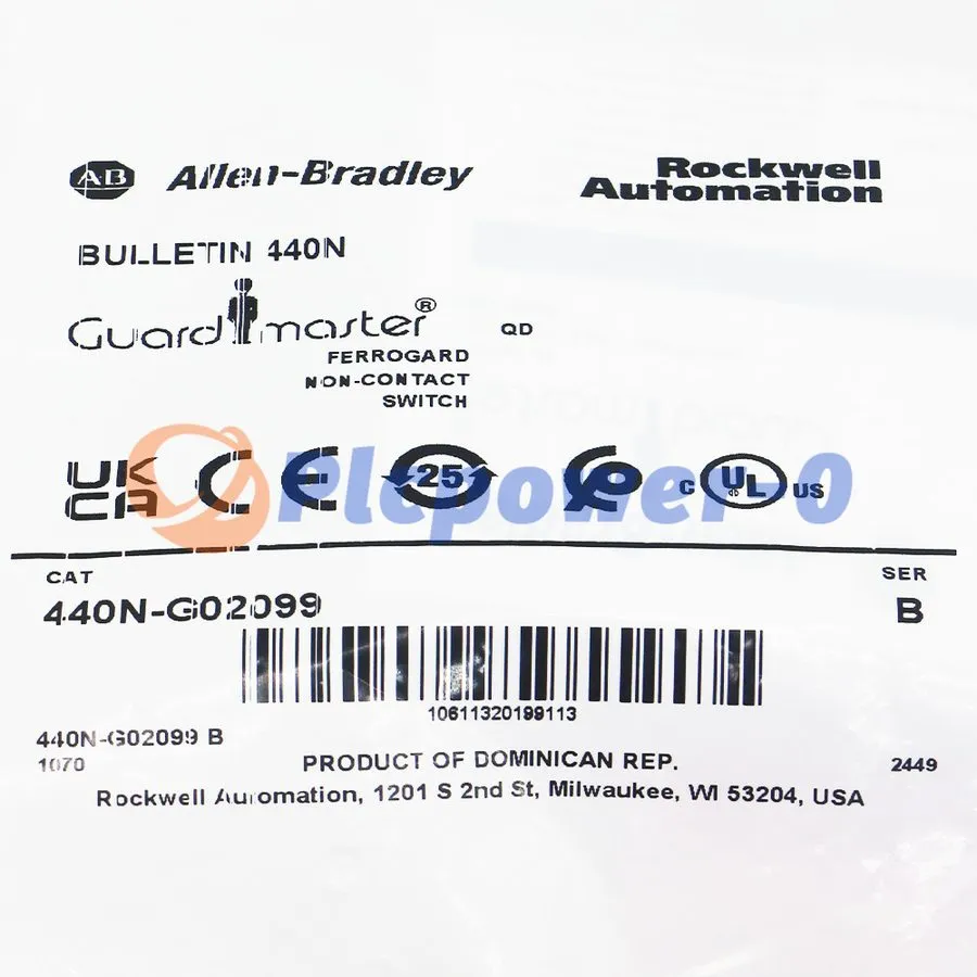 Реле безопасности Allen Bradley 440N-G02099 Guardmaster 440N Non Contact Switch