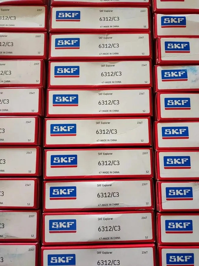 Подшипник 1X SKF 6312/C3 single row deep groove ball bearing