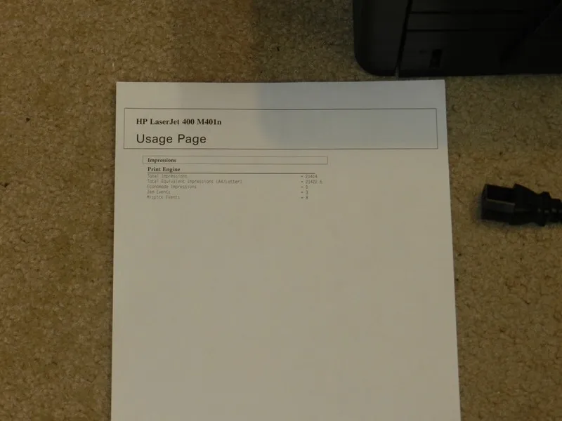 Лазерный принтер HP LASERJET PRO 400 M401n MONOCHROME LASER PRINTER CZ195A W/ TO
