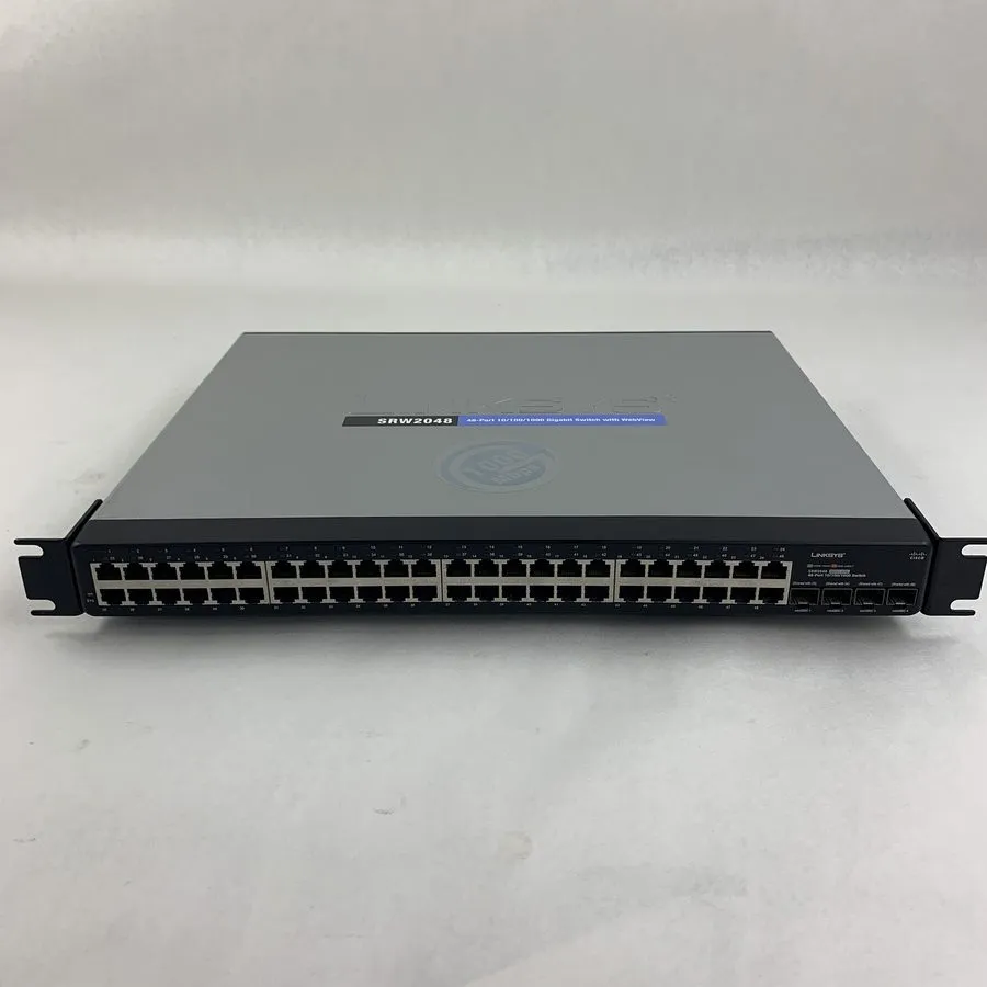 Коммутатор Linksys SRW2048 48 Port 10/100/1000 Gigabit Switch Reset