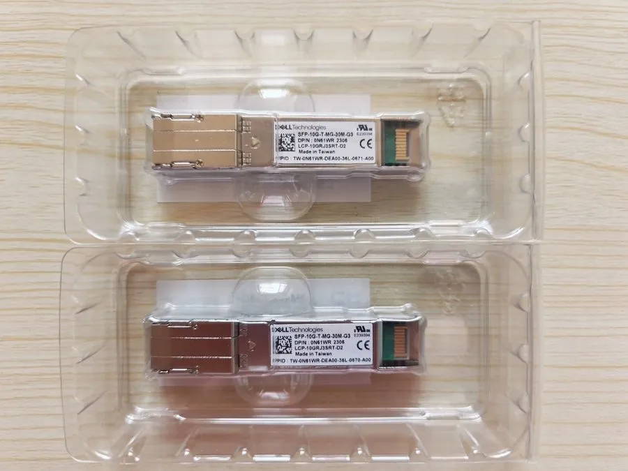 Трансивер 1pc DELL Technologies SFP-10G-T-MG-30M-G3 0N61WR SFP-10G-T 30m Transce