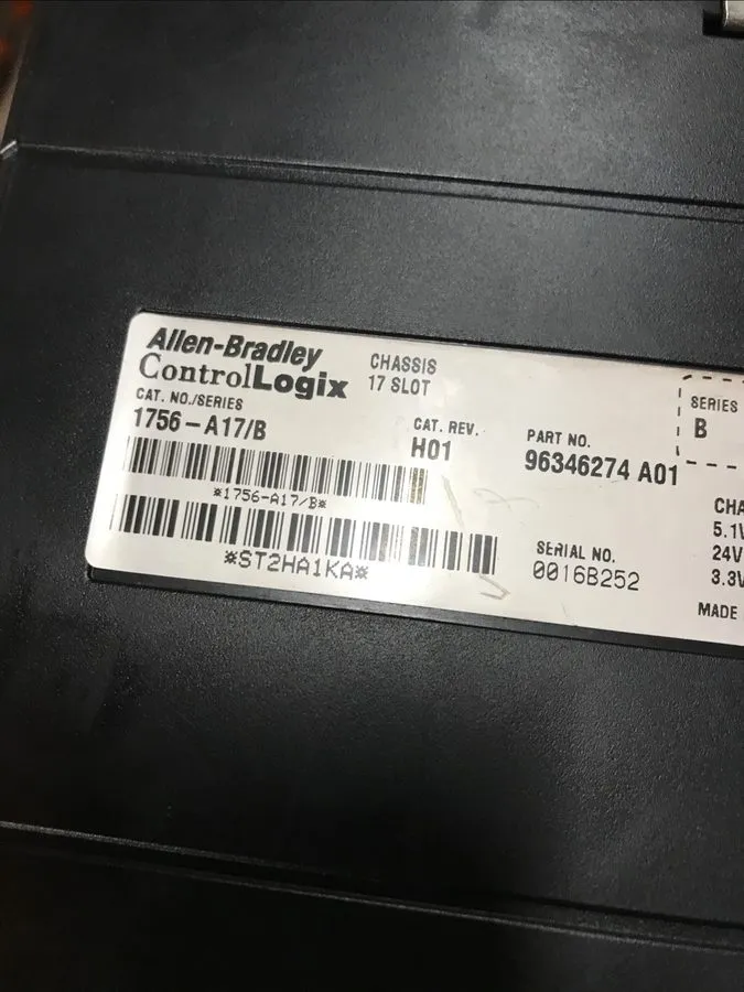 ПЛК ALLEN BRADLEY 1756-A17 ControlLogix PLC Chassis Rack 17 Slot 24VDC