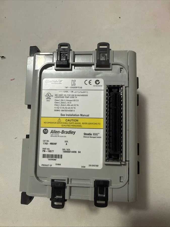 Коммутатор Allen-Bradley 1783-MX08F Ser A Stratix 8000 EtherNet Managed Switch