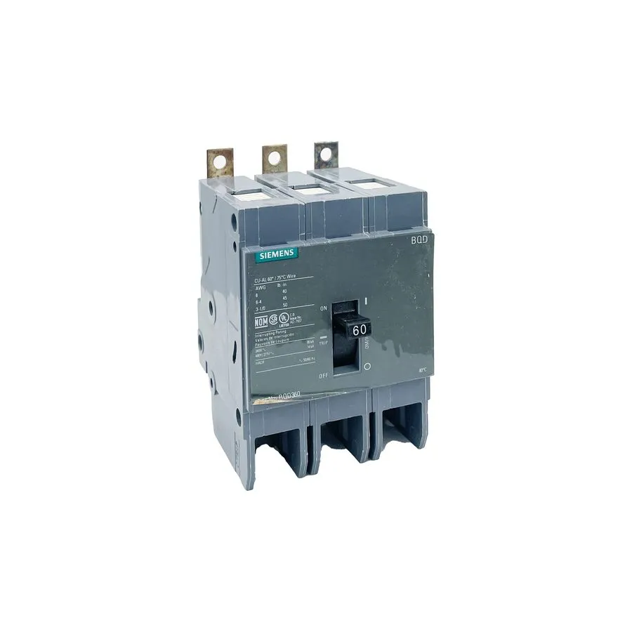 Автоматический выключатель Siemens BQD360 60A, 480V AC Molded Case Circuit Break