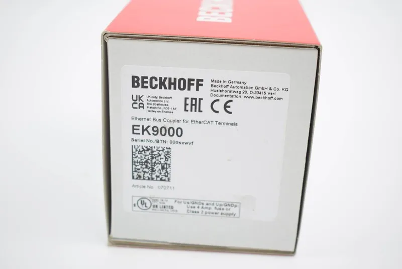 Шлюз полевой шины Beckhoff ModbusTCP/UDP Bus Coupler EK9000