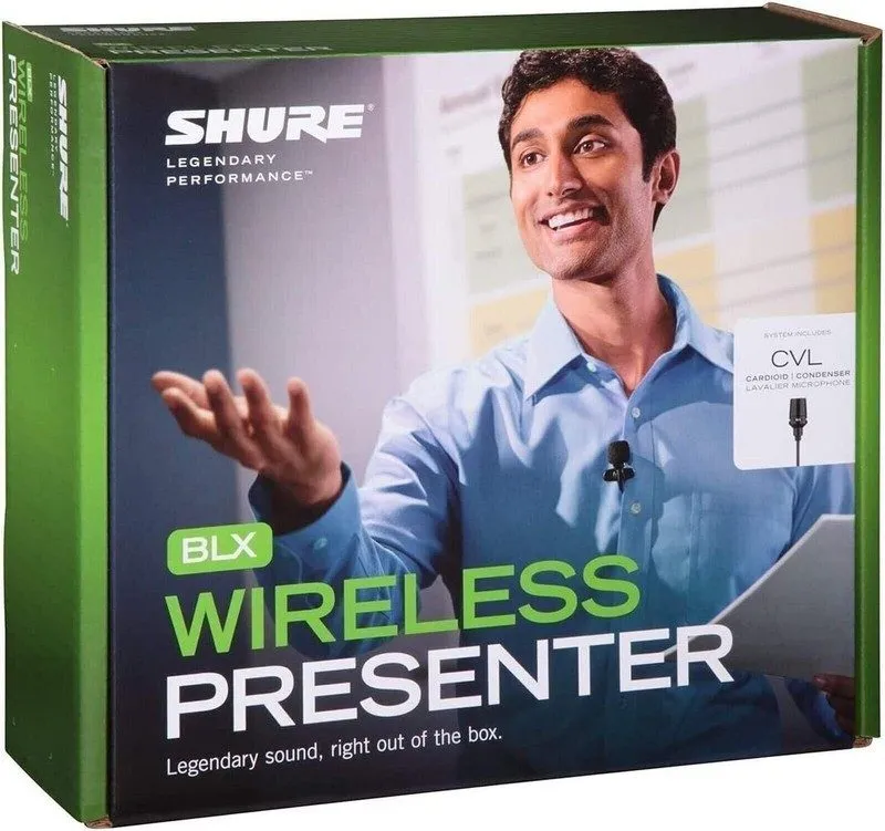 Радиосистема Shure BLX14/CVL Lavalier Wireless Microphone System (H9: 512 542 MH — фото лота 1