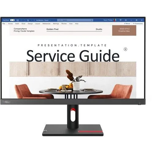Монитор Lenovo ThinkVision S24i-30 23.8" Full HD LED 16:9 Black Monitor