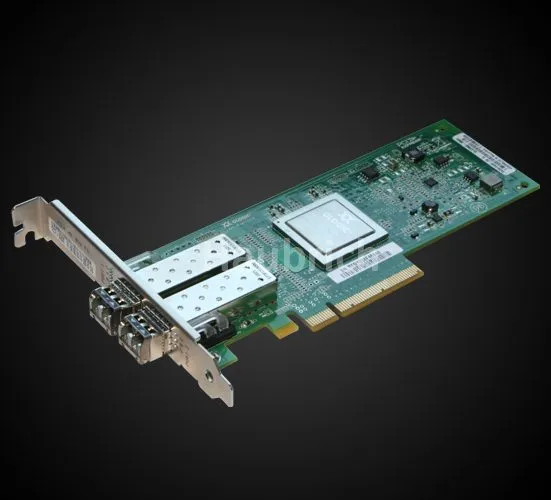Контроллер QLogic QLE2562 2-Port 8Gb PCIe Fiber Channel FC HBA W/5 sfp's