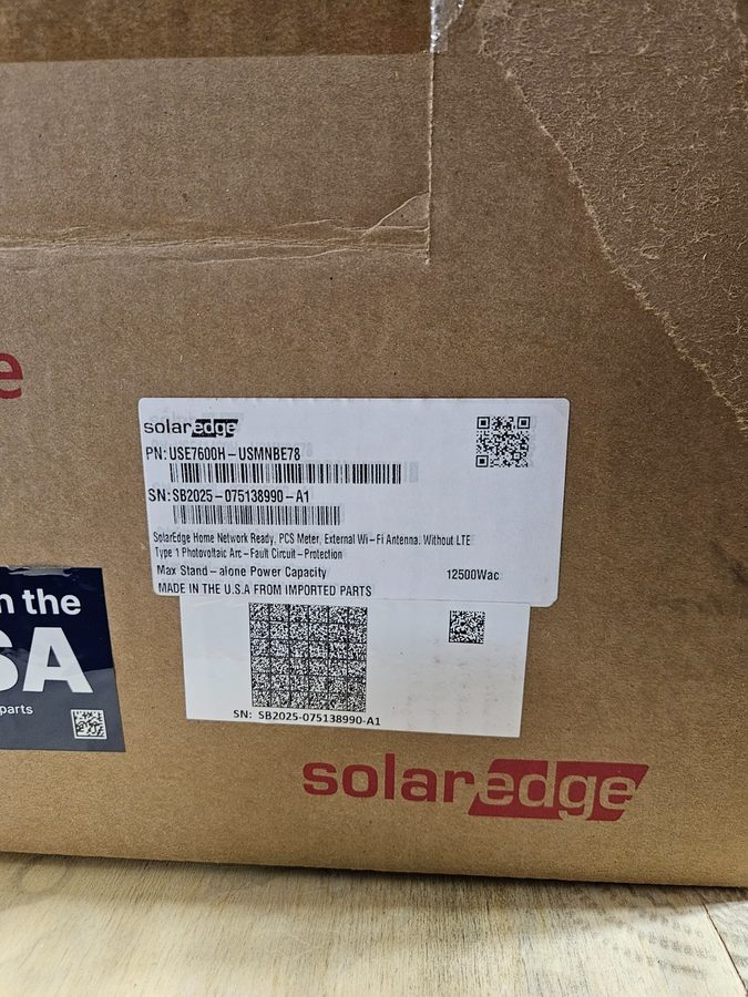 Инвертор Solaredge USE7600H-USMNBE78