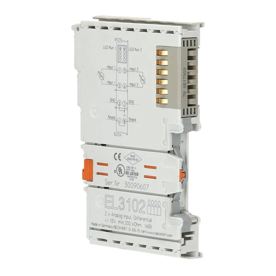 Модуль ввода-вывода BECKHOFF EL3102 EtherCAT Terminal