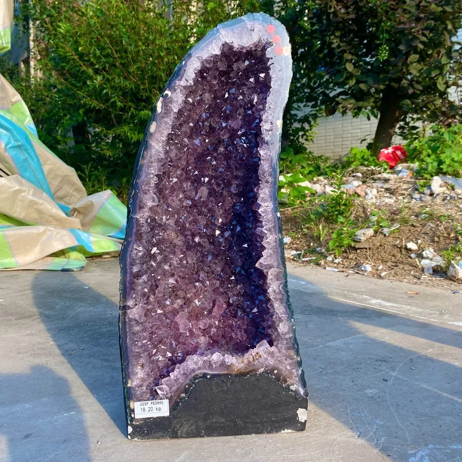 Лабораторный прибор 40.04LB TOP Natural amethyst geode quartz cluster crystal ca — фото лота 2