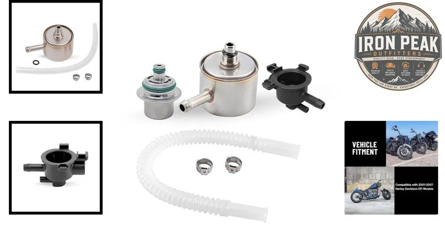 Трубопроводная арматура Harley 2001-2007 Touring Softail 400KPA Fuel Pressure Re